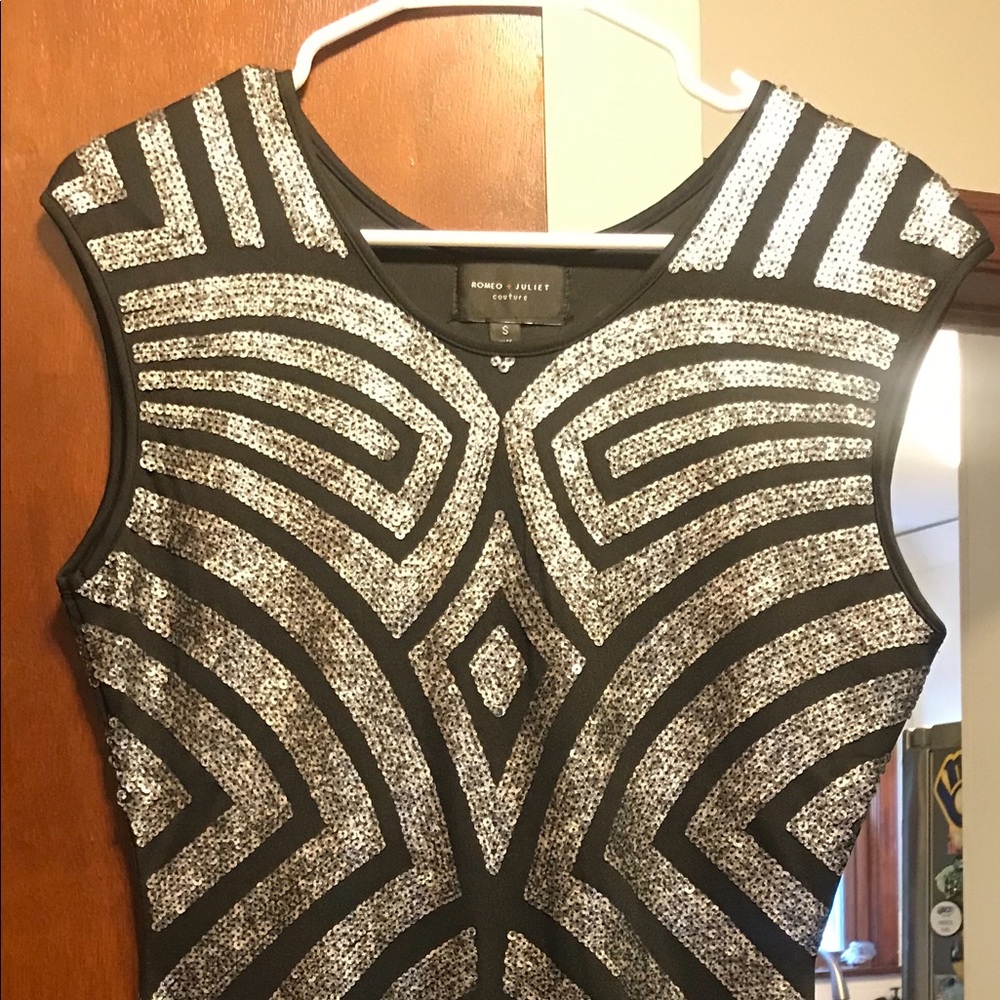 Sequined holiday dress